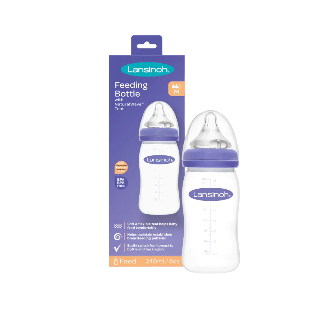 Lansinoh-Biberon plastik NATURALWAVE TEAT