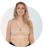 Crossover Sleeping Nursing Bra – Honey (Reçipeta për gjumë dhe gjidhënie)