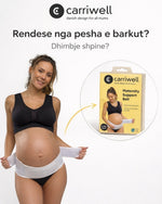 Maternity Support Shorts Recycled – Black (Streçe të shkurtra shtatzënie)