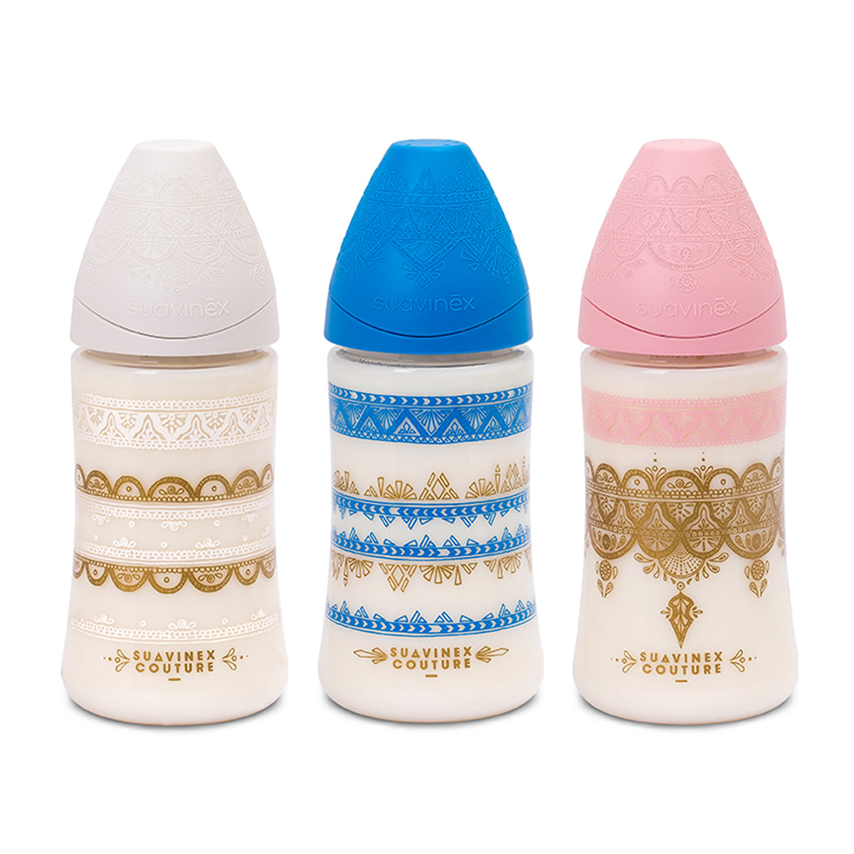 Suavinex - Premium wide neck bottle with round teat 270ml