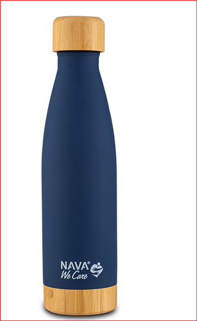 Shishe termus inox me tapë bambuje, 500 ml