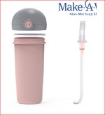 Shishe uji plastike me pipë silikoni, 380 ml