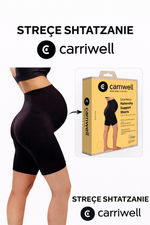 Maternity Support Shorts Recycled – Black (Streçe të shkurtra shtatzënie)