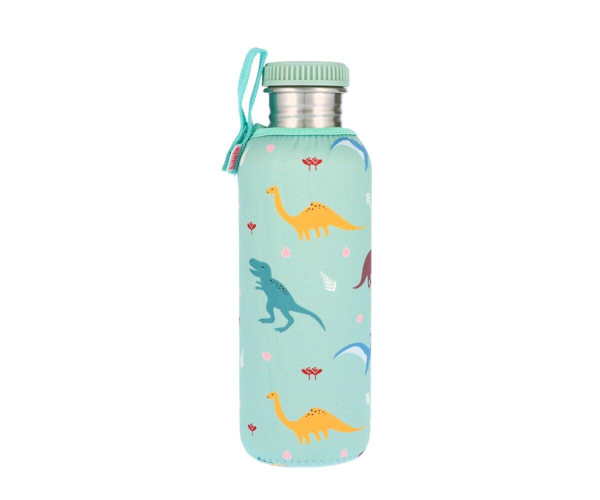 Tutete Steel Bottle with Dinosaurios Cover 750ml (Termues)