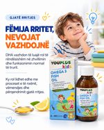 YouPlus Kids Omega 3 Fish Oil – Vaj Peshku per femije 150ml