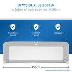 ByMySide bed rail, for beds 180 cm - 210 cm, with fold-down function