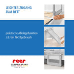 ByMySide bed rail, for beds 180 cm - 210 cm, with fold-down function