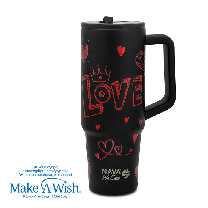 Nava We Care - Shishe Termike me pipe te integruar 900 ml