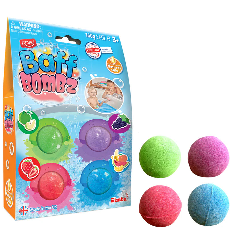 Zimpli - Baff Bombz Round - ( 4 Pack )