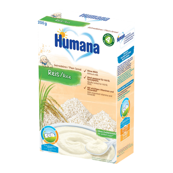 Humana- Muhalebi me oriz 4m +