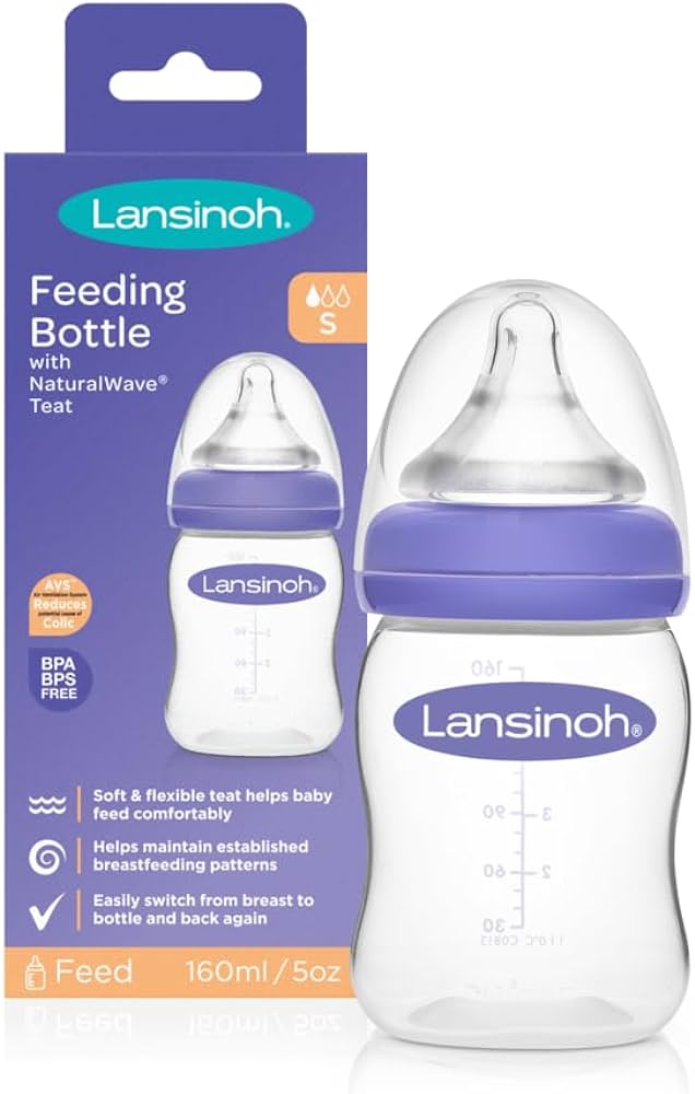 Lansinoh-Biberon plastik NATURALWAVE TEAT