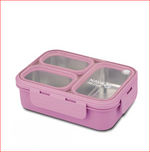 Kuti dreke drejtkëndëshe inox "We Care", 800 ml (me 3 ndarje)