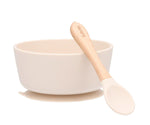 Tutete Bowl with Suction Cup + Ivory Spoon