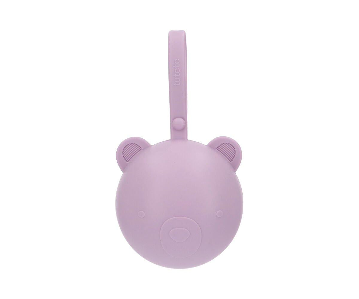 Tutete Pure Lilac Silicone Pacifier Holder