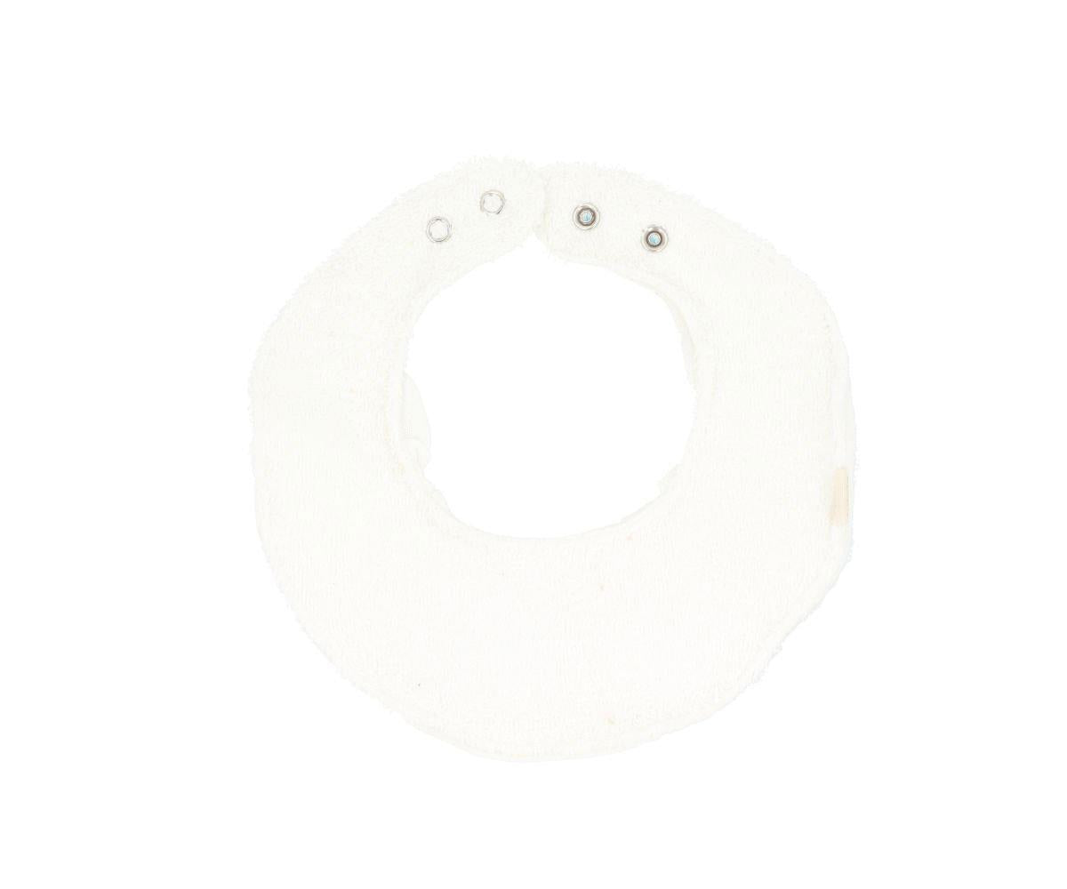 Tutete Bandana Dribble Bibs Leaves White Plain