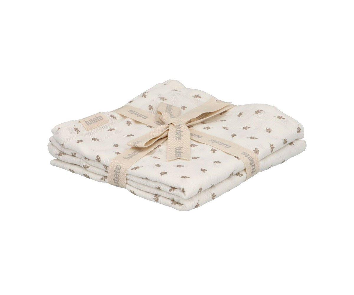 Tutete 2 Muselinas Leaves White