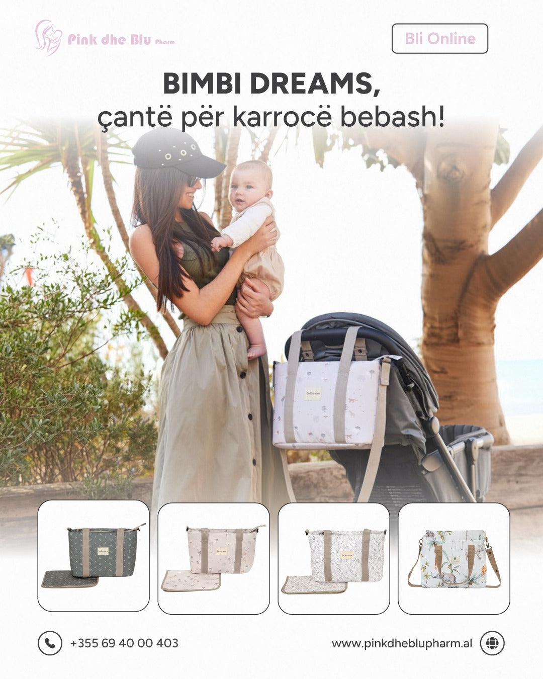 Set Çantash për Bebe Bimbidreams (Shtres Nderrimi Dhurat)