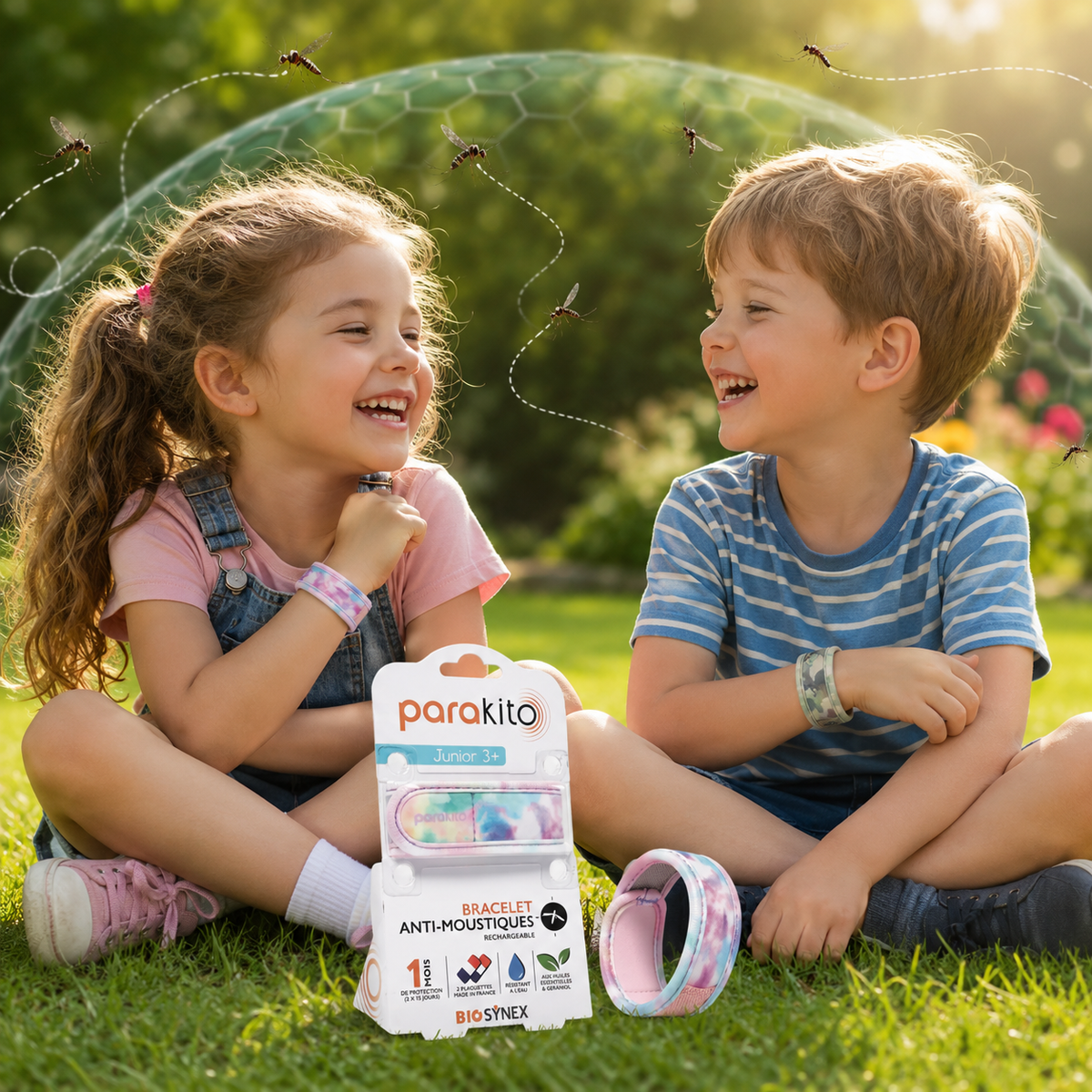 Parakito - Junior Anti-Mosquito Wristband ( byzylyk kunder mushkonjave per femije 3vjec+ )