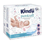 Cleanic Kindii pure soft baby underpads ,10cope ( Shtresa Nderrimi)