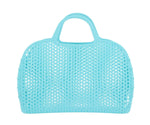 Tutete Retro Vintage Turquoise Beach Bag