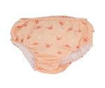Tutete Swim Diaper Ruffle with Coral Crab 6-12months