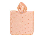 Tutete Beach Hooded Towel with Crab Coral