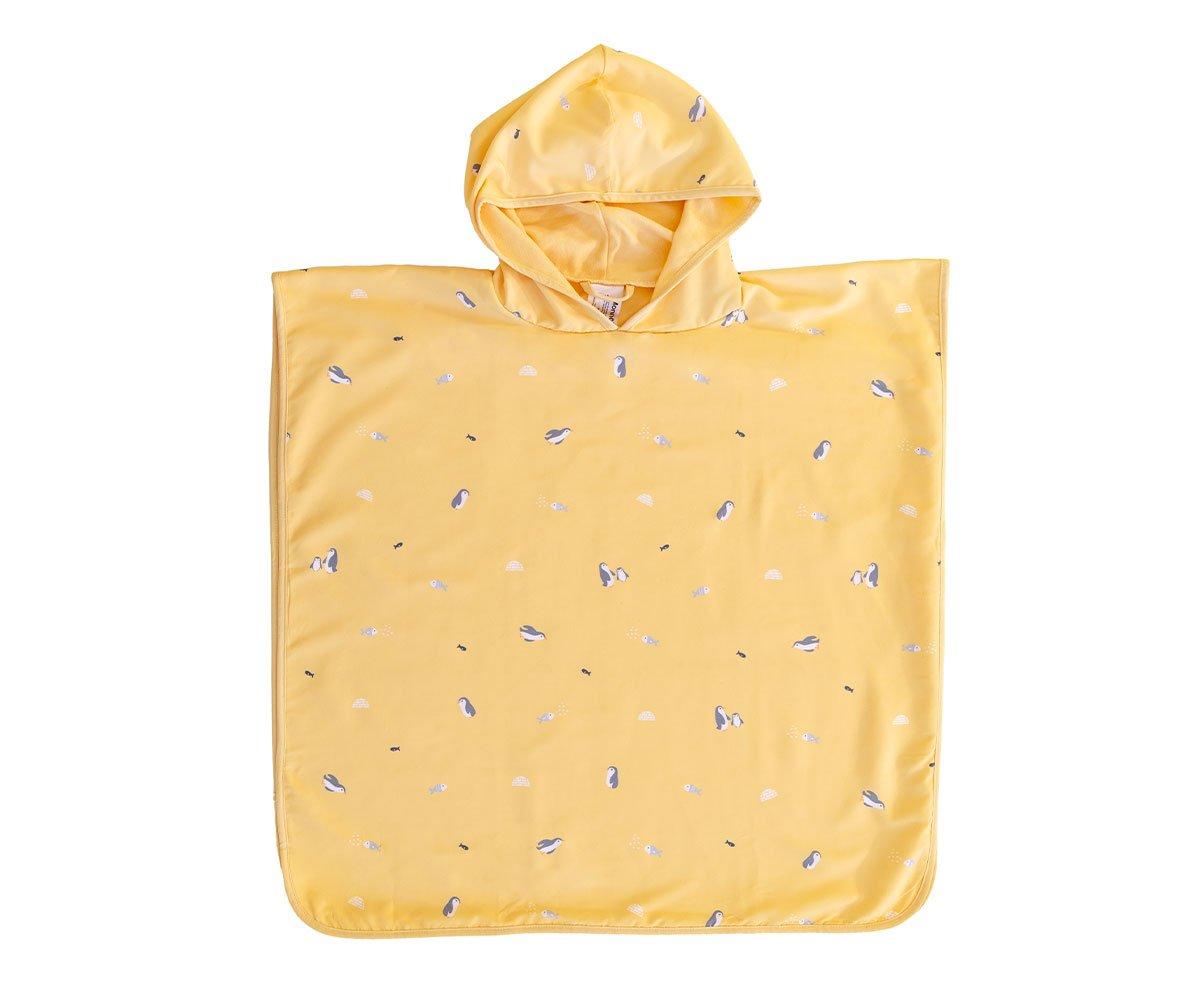 Tutete Beach Hooded Towel with Penguins