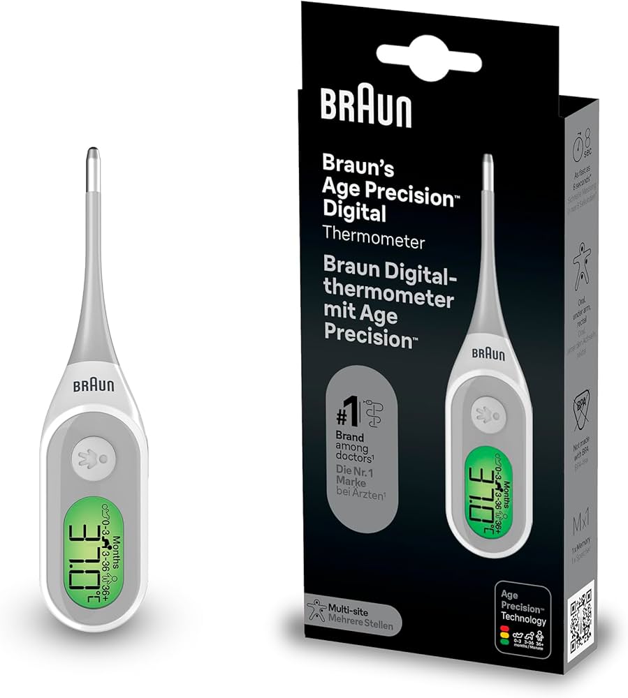 Braun Digital Thermometer ( termometer dixhital )