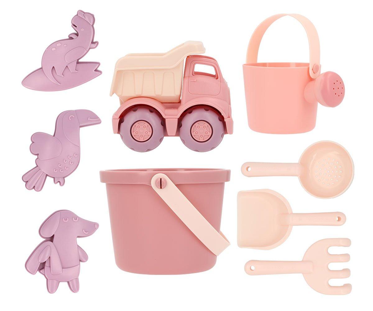 Tutete Old Rose Cube Beach Toys Set