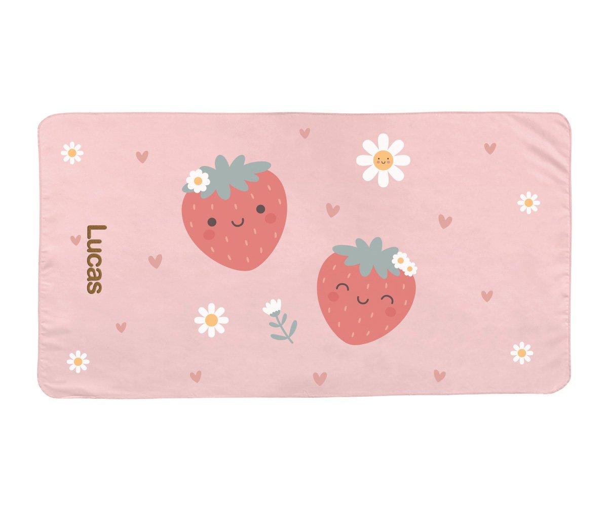 Tutete Microfiber Beach Towel with Strawberries