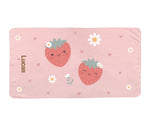 Tutete Microfiber Beach Towel with Strawberries