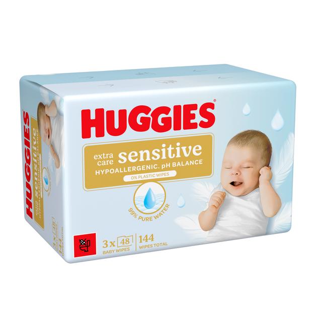 Huggies Extra Care Sensitive - Newborn Wet Baby Wipes
