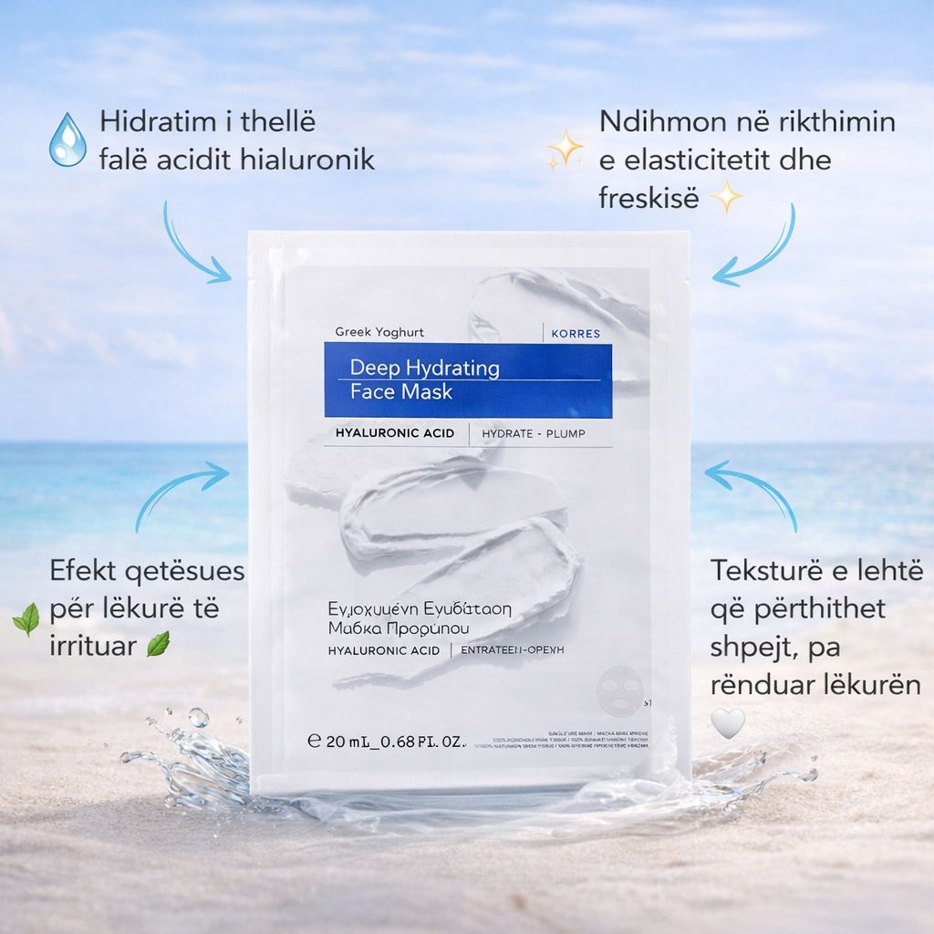 Greek Yoghurt Deep Hydrating Face Mask (maske fytyre)
