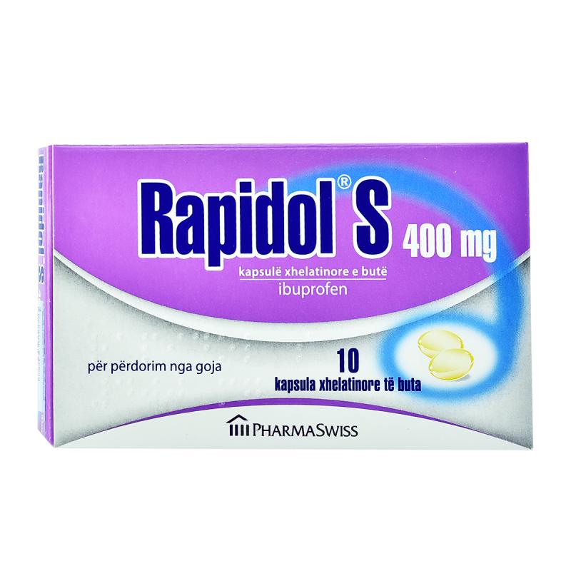RAPIDOL S 400 MG - 10 KAPSULA XHELATINORE