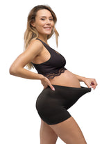 Washable 2× Maternity & Hospital Panties – Black (Të brendshme shtatzënie & spitalore)