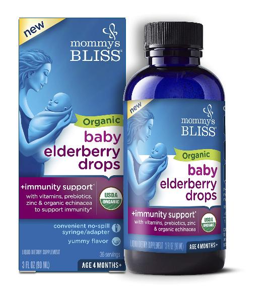 Mommy's Bliss - Baby Elderberry Drops 4m+