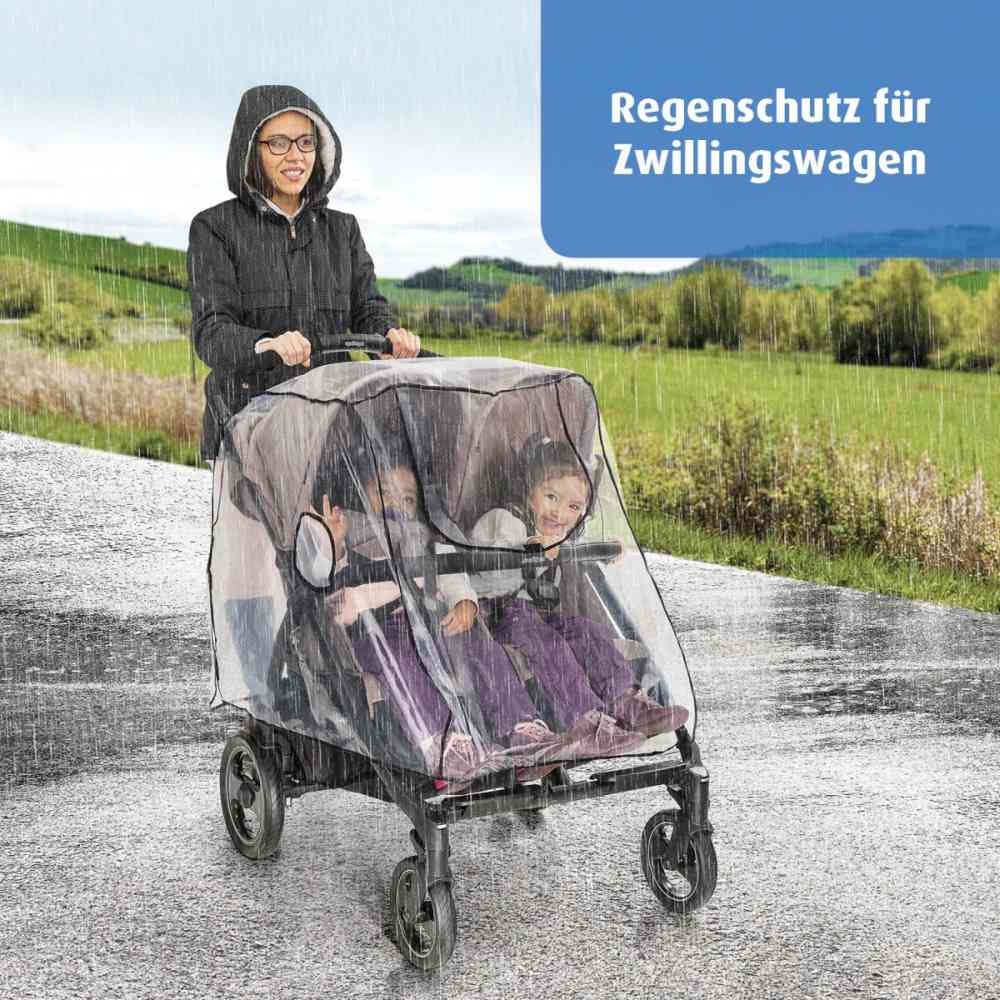 RainCover Twin rain cover for twin carriages