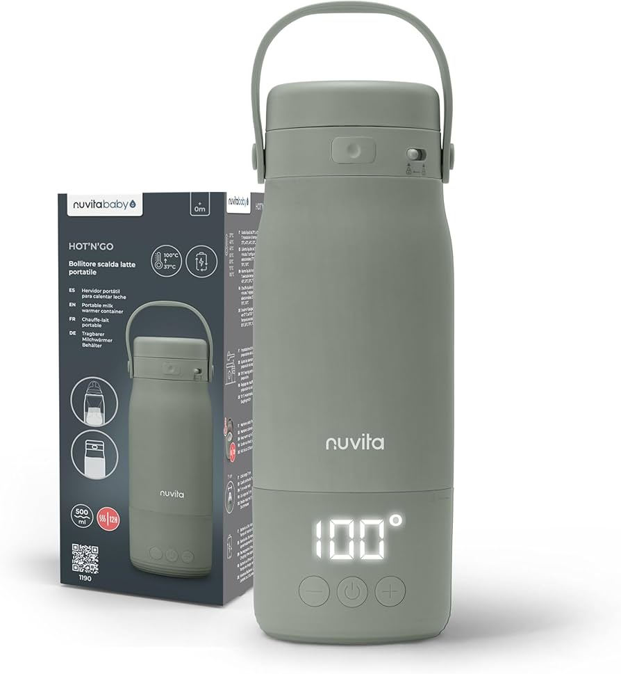 Nuvita Portable Milk Warmer and Water Kettle Hot'n'Go (ngrohes portativ)