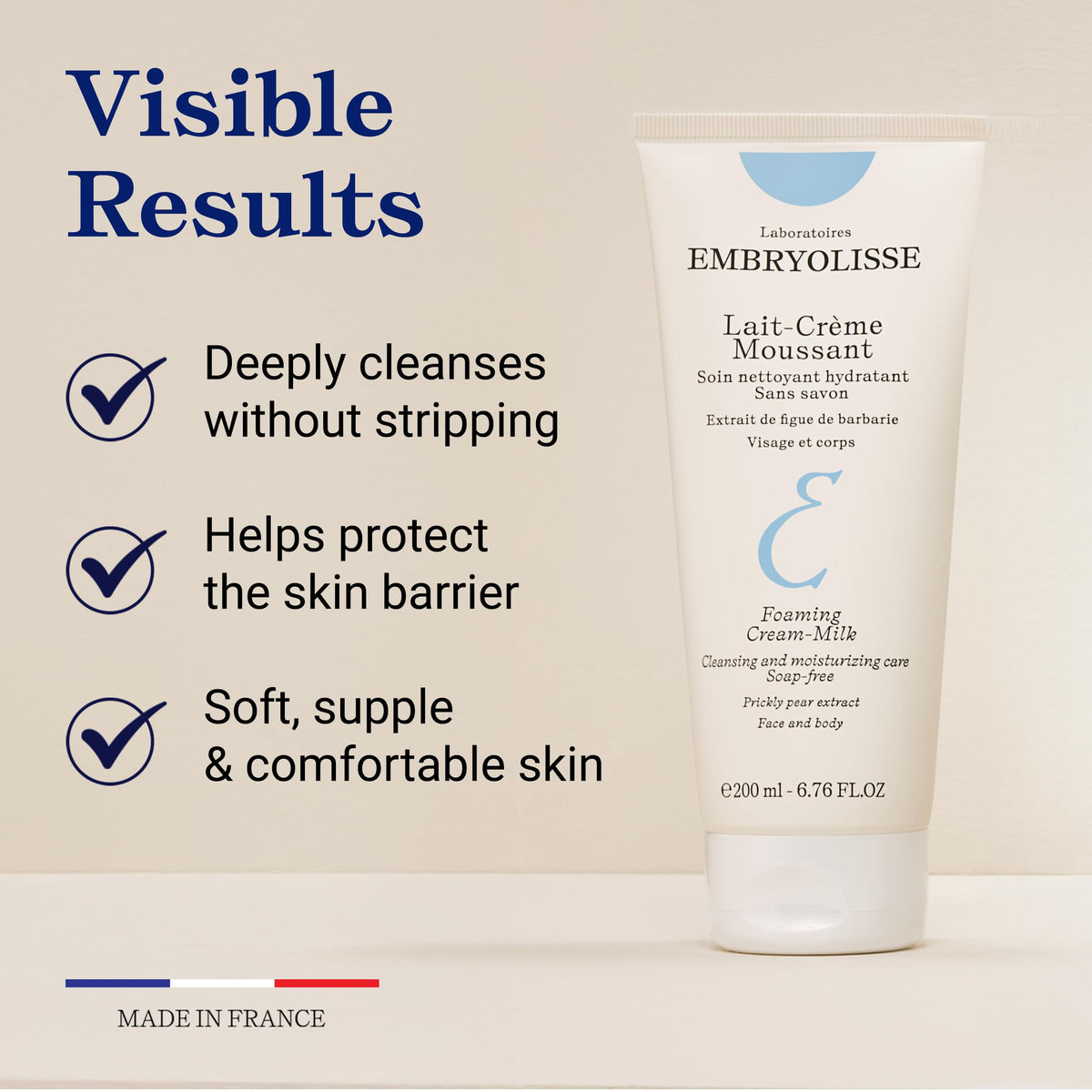 Embryolisse Foaming Cream Milk 200ml