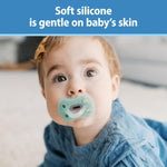 Dr. Brown’s -Advantage One-Piece Silicone Soother 6-18M (paketim me 2 cope)