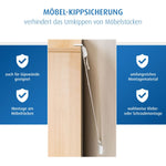 Furniture anti-tip kit