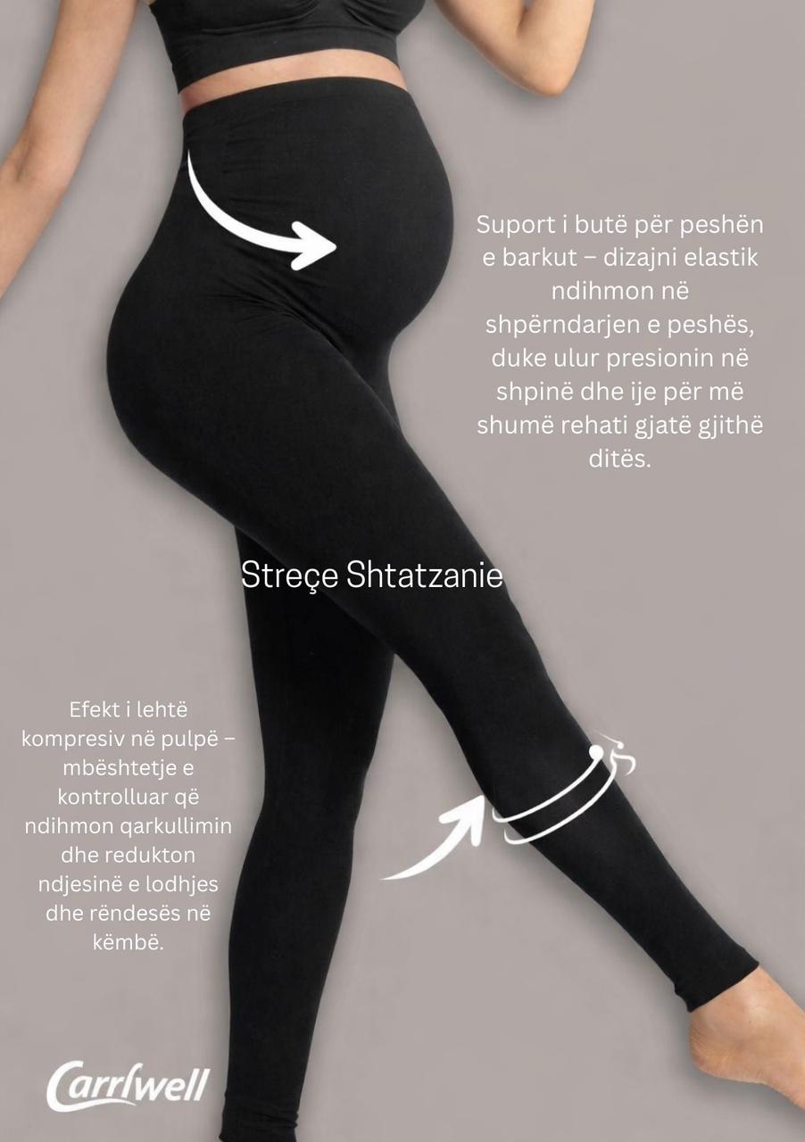 Streçe shtatzënie Carriwell efekt kompresiv tek kembet