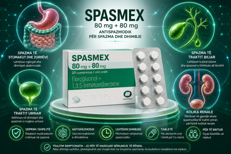 Spasmex 80 mg + 80 mg