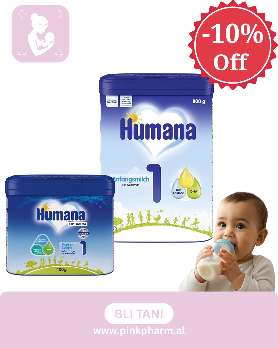 Humana-Qumesht per foshnje te sapolindura