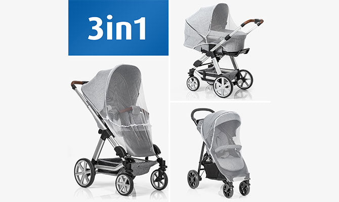 BiteSafe mosquito net for stroller, white