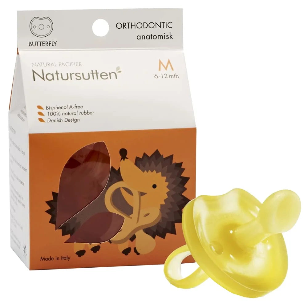 Natursutten- Natural Rubber Butterfly Pacifier