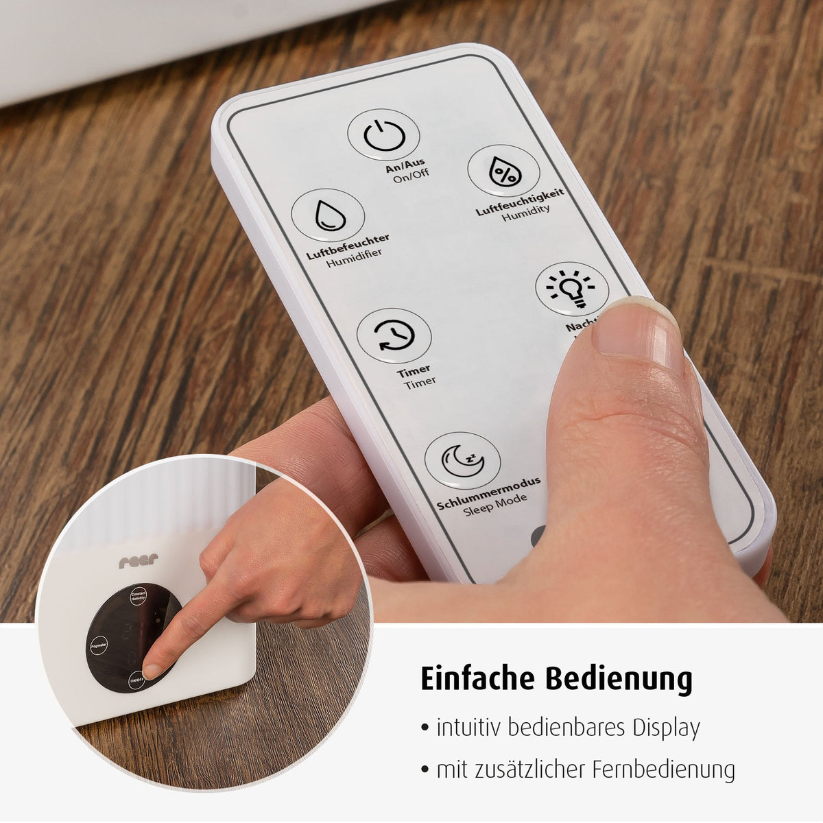 Air Humidifier 2in1