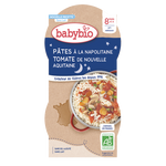 Babybio Good Night Napolitan Pasta Bowl +8months 2x200gr