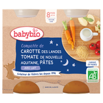 Babybio Good Night Vegetables Pasta Jar +8months 2x200gr