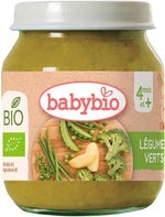 Babybio Green Vegetables Jar Organic +4months *130gr
